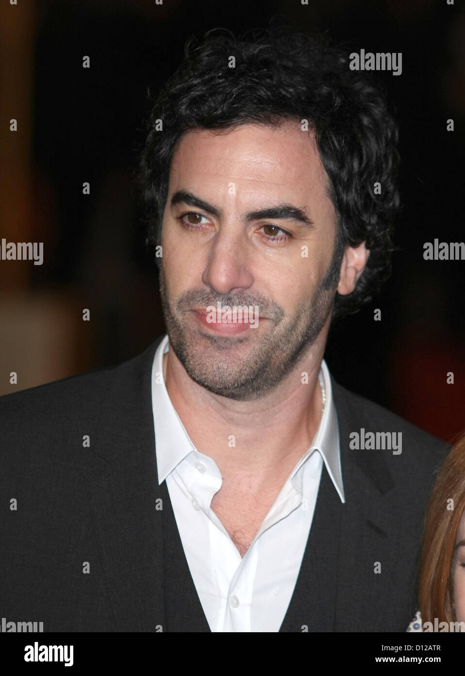 SACHA BARON COHEN LES MISERABLES UK PREMIERE LONDON ENGLAND UK 5. Dezember 2012 Stockfoto