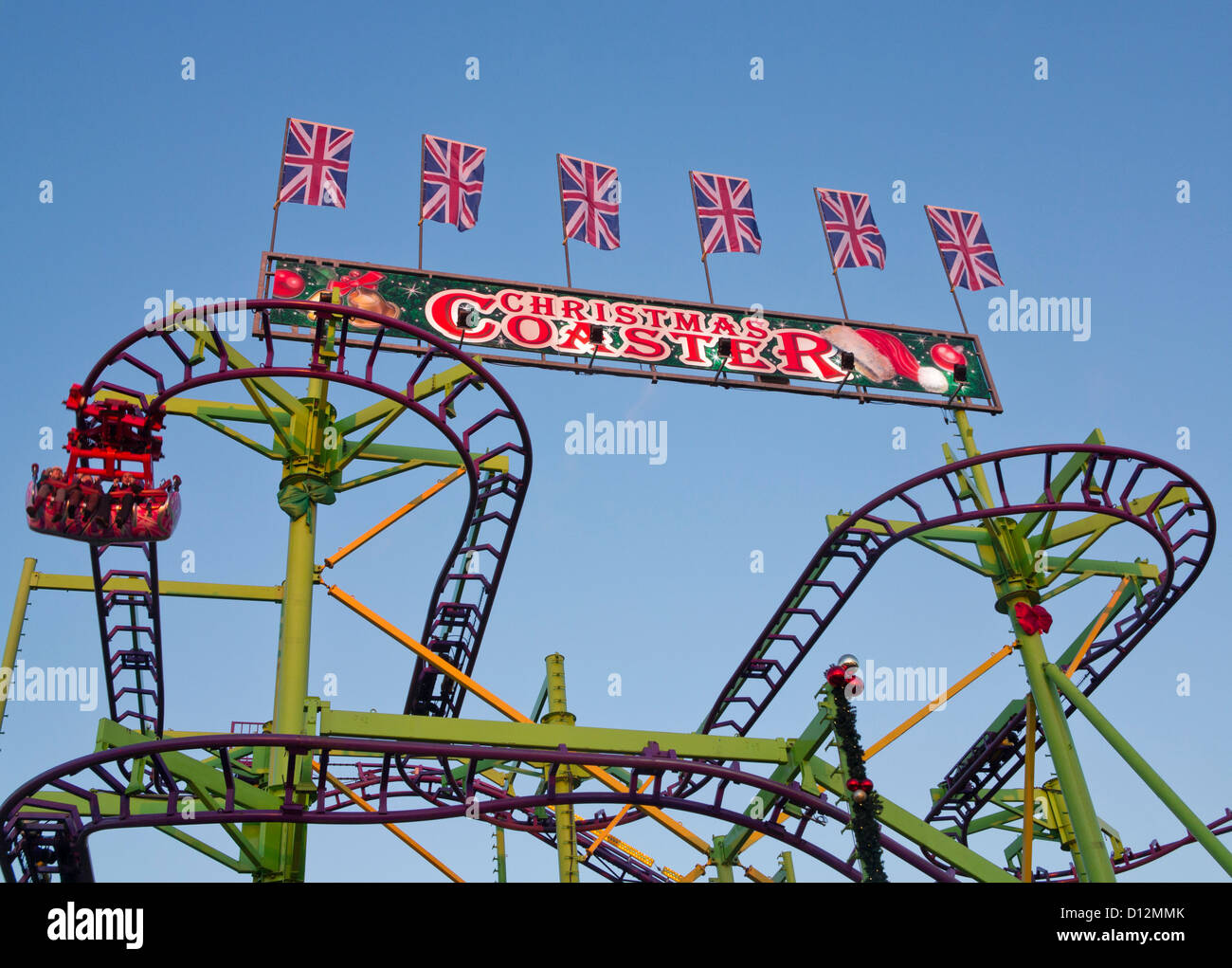 Hyde Park Winter Wonderland Weihnachten Fair, London, England, UK Stockfoto