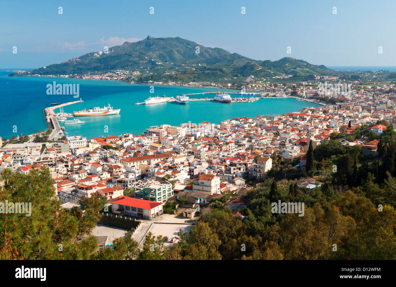 Beach Vibes Zakynthos Hoodie - Griechenland Sonnenuntergang Pullover Mit Palmen-Motiv