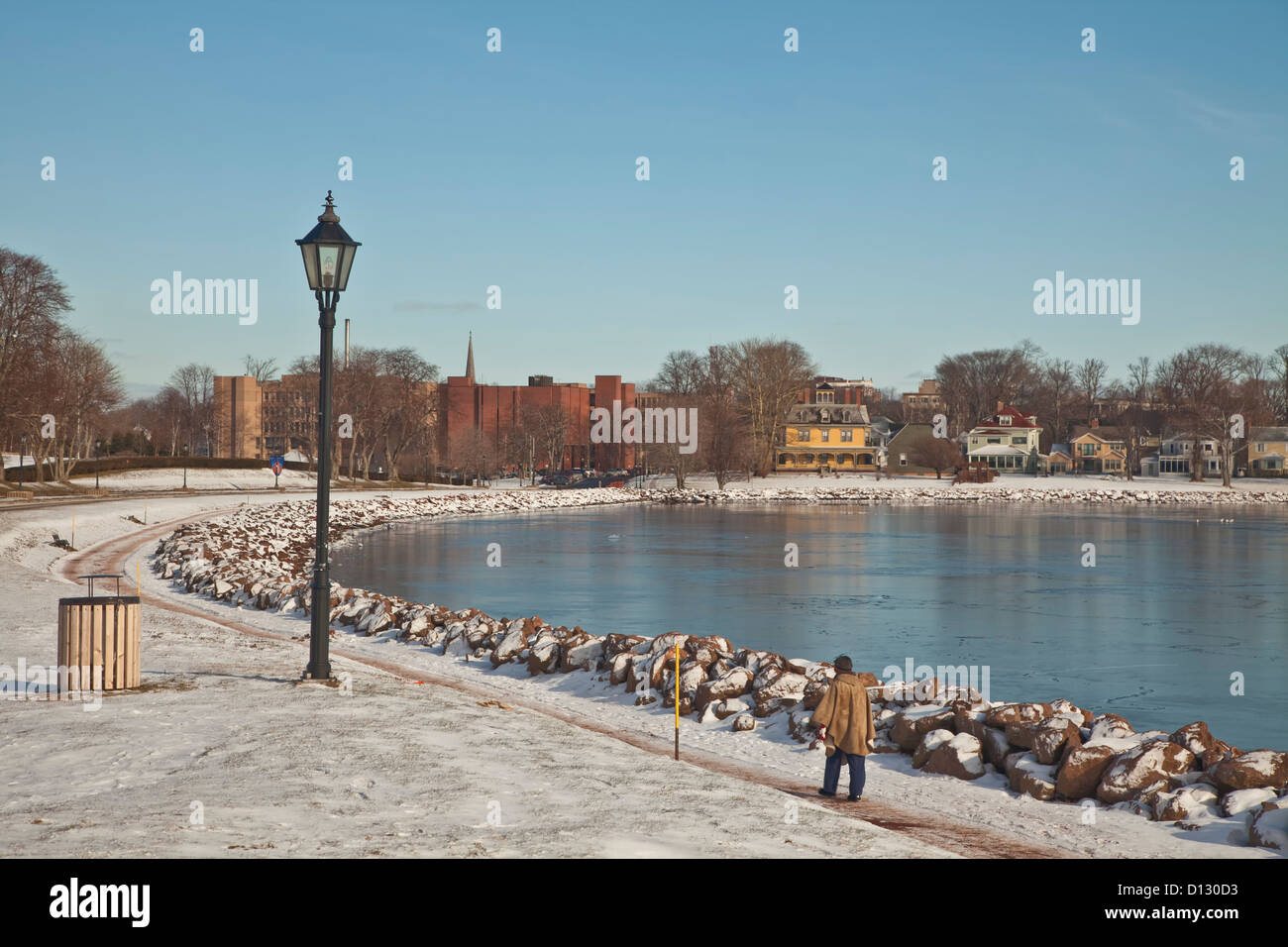 Wasser im Victoria Park, Charlottetown, Prince Edward Island. Stockfoto