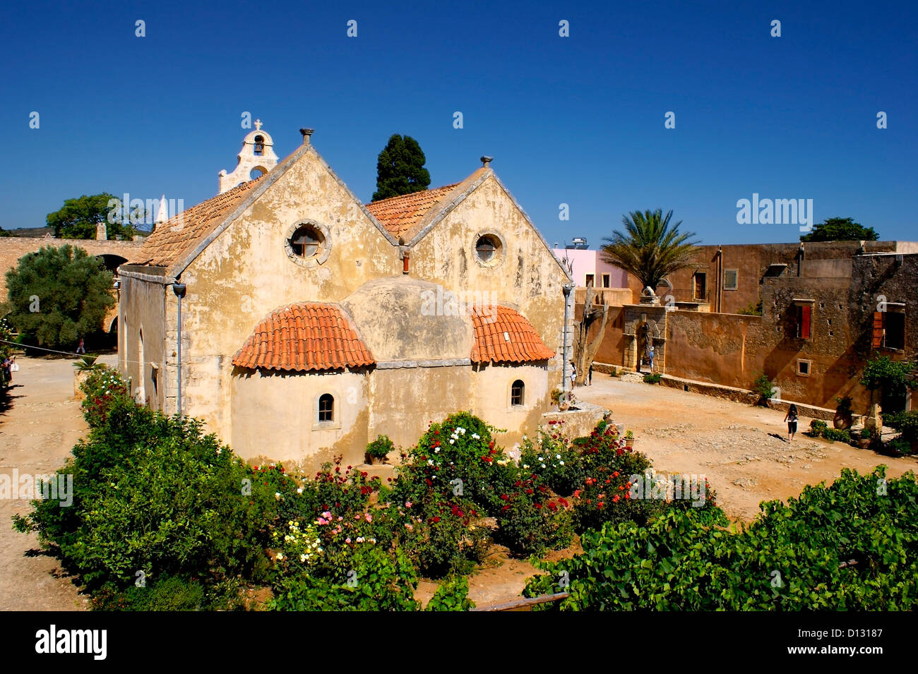 Moni Arkadiou Kloster auf Kreta, Griechenland Stockfoto