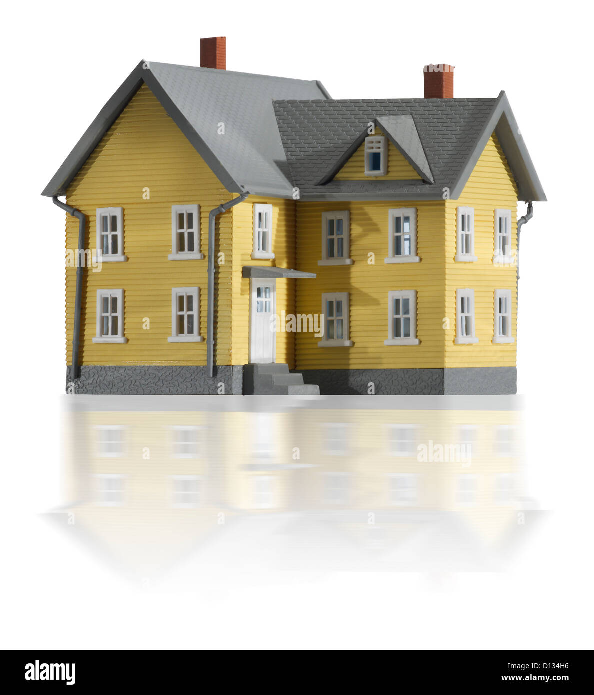 Gelbes Haus Stockfoto