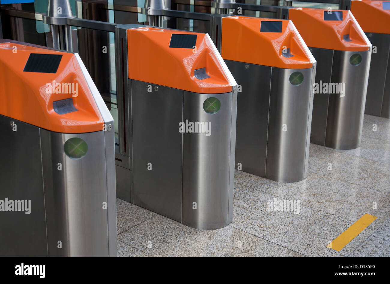 Ticket-Tor Stockfoto