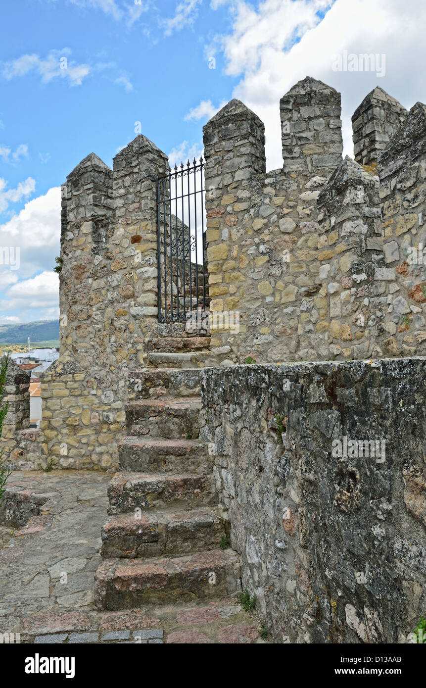 Arabische mittelalterliche Burg von Cabra Stockfoto