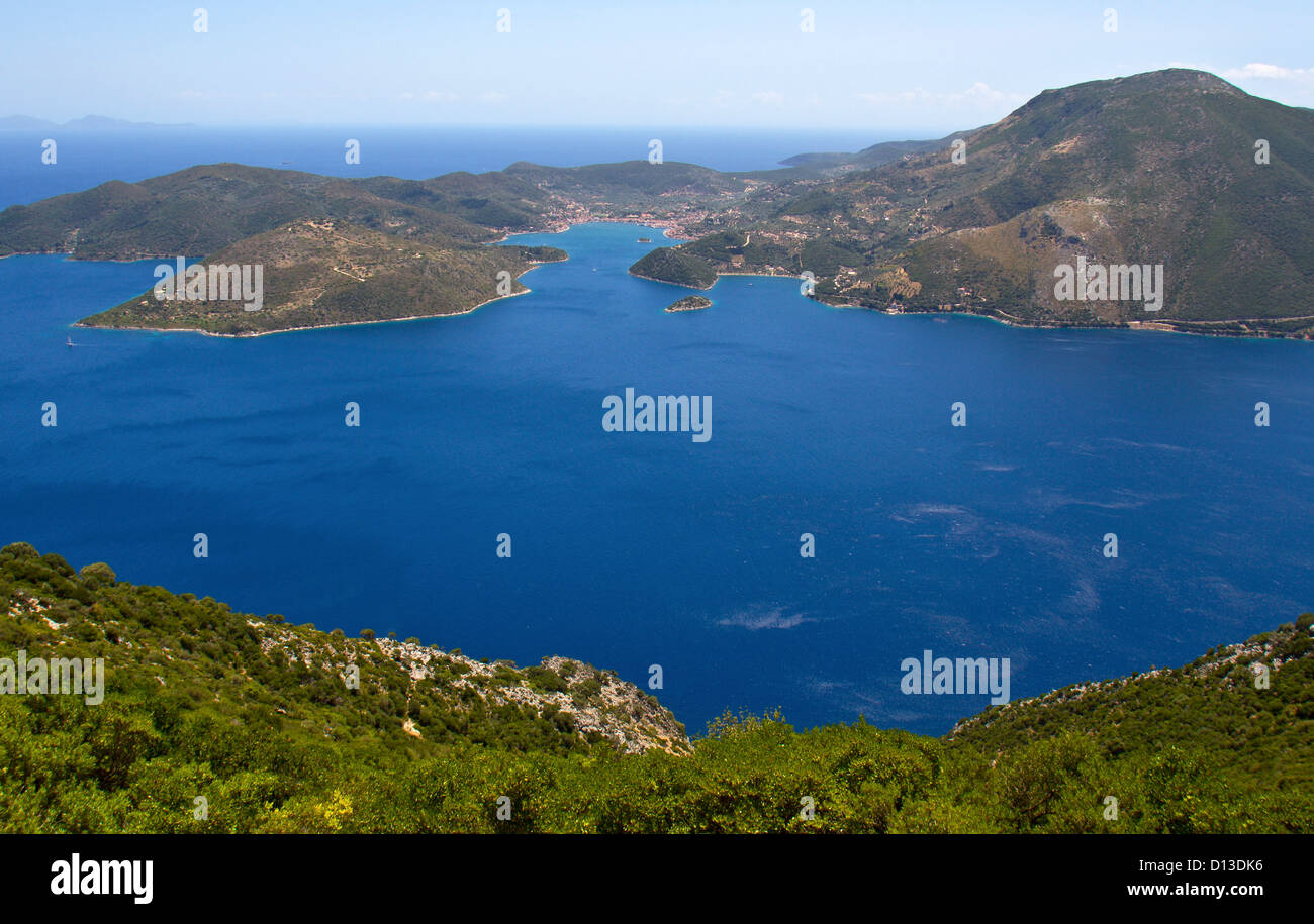 Ithaki Insel im Ionischen Meer in Griechenland Stockfoto