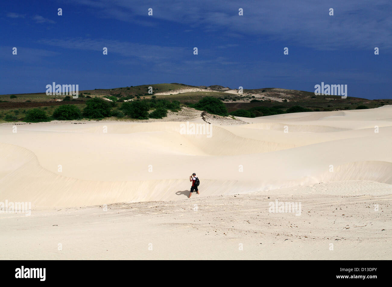 Deserto de Viana - Viana Wüste auf der Insel Boa Vista, Kap Verde Stockfoto