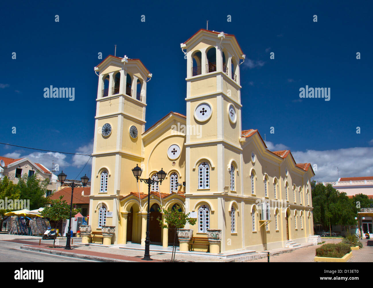 Metropolitankirche des "Pantokrator" in Lixouri Stadt von Kefalonia Insel in Griechenland Stockfoto