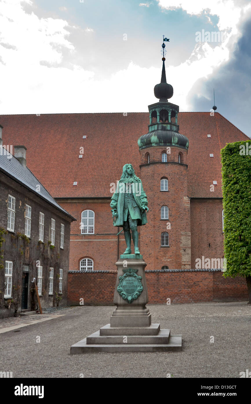 Statue von jemandem in der Nähe von jüdisches Museum in Kopenhagen, Dänemark Stockfoto