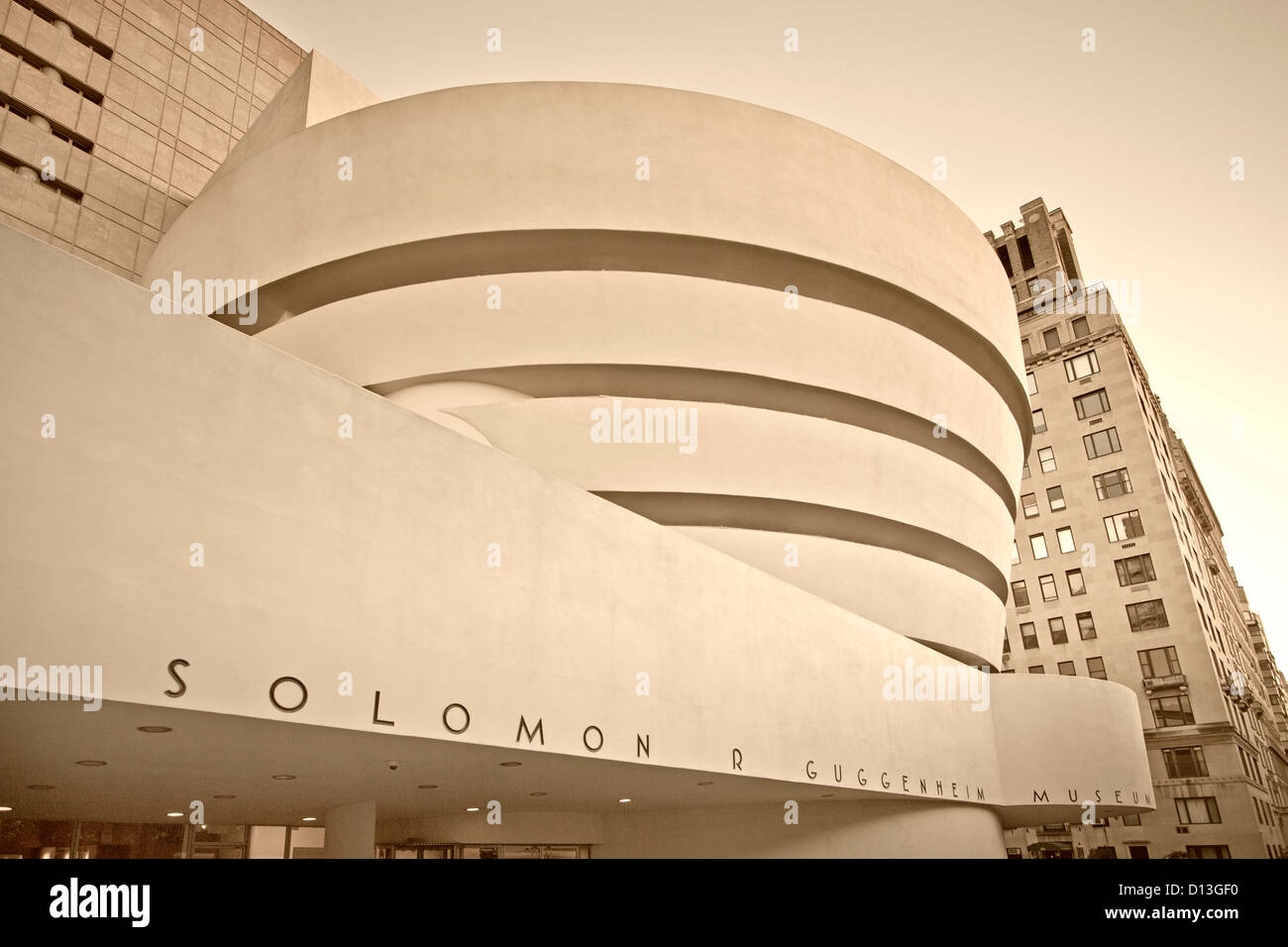 Solomon R Guggenheim Musuem, Manhattan, New York Stockfoto