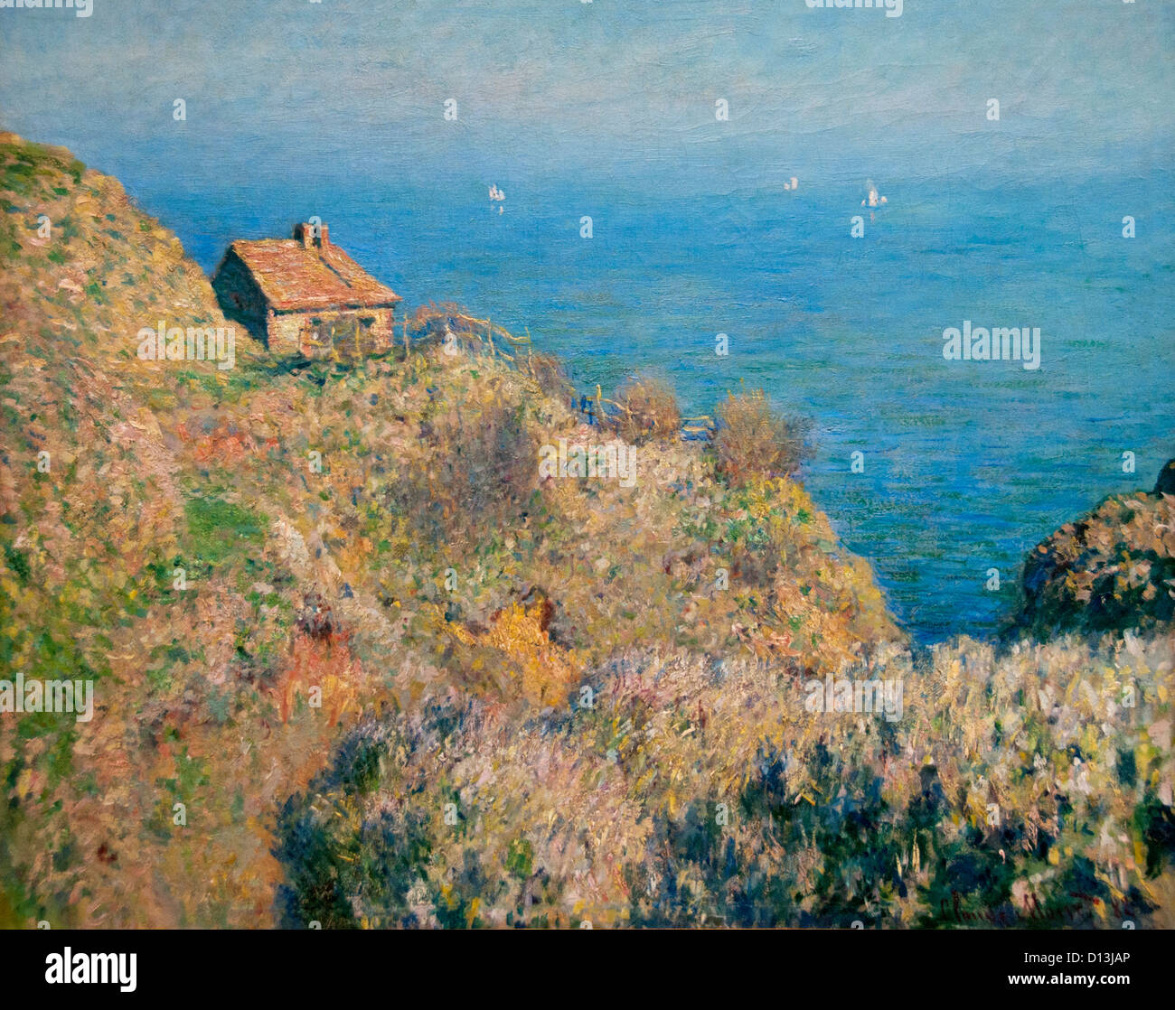 Das Haus des Fischers Varengeville 1882 Claude Monet 1840-1926 Frankreich Französisch Stockfoto