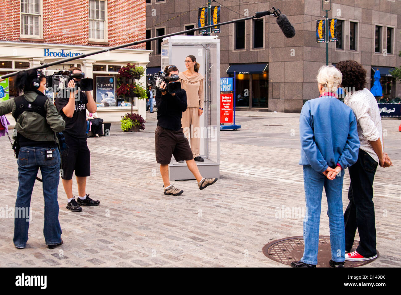 "Zehn Jahre jünger"-TV-show im Seehafen, downtown Manhattan, New York City, NY, USA 2007 Stockfoto
