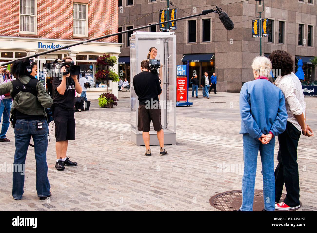 "Zehn Jahre jünger"-TV-show im Seehafen, downtown Manhattan, New York City, NY, USA 2007 Stockfoto