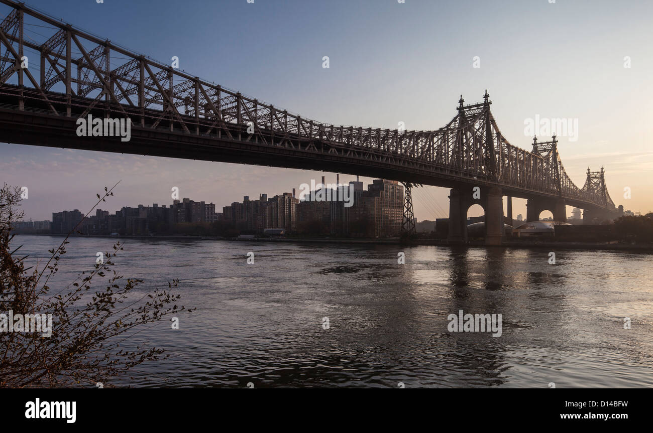 New York City Queensboro bridge Stockfoto