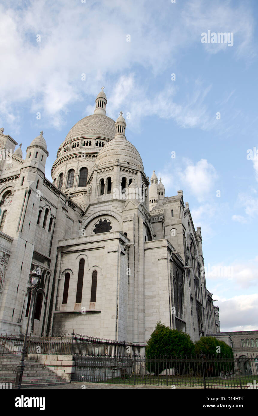 Sacred Heart Church oder Sacre-Coeur in Montmartre, Paris, Frankreich. Stockfoto