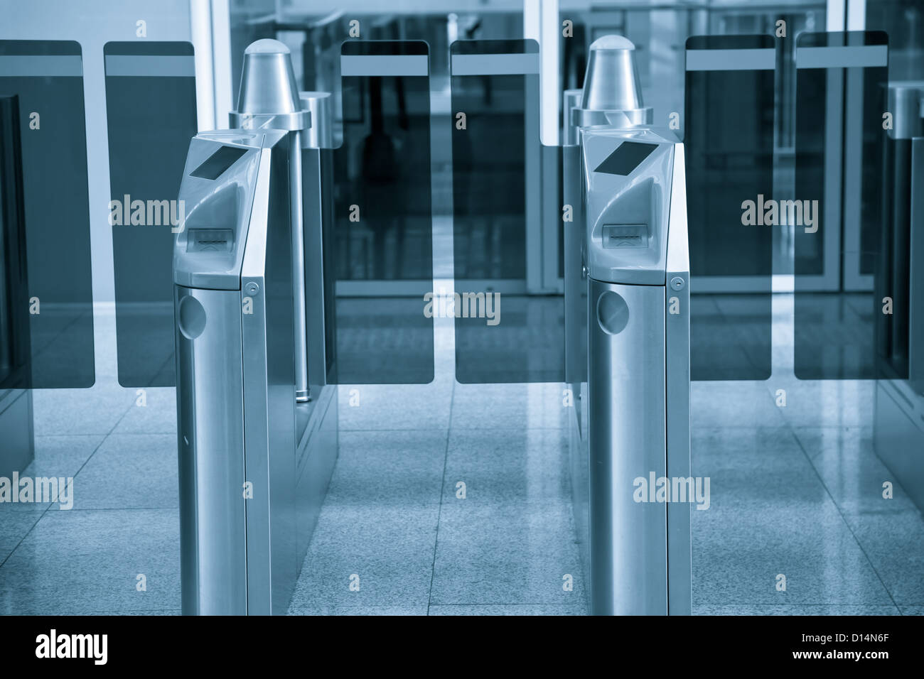 Ticket-Tor Stockfoto