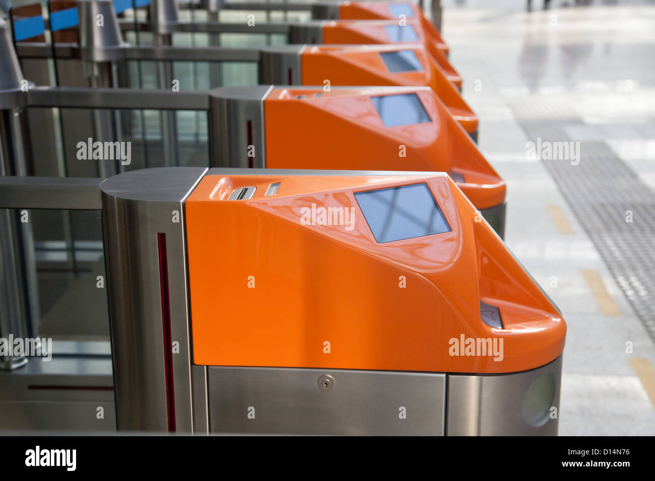 Ticket-Tor Stockfoto