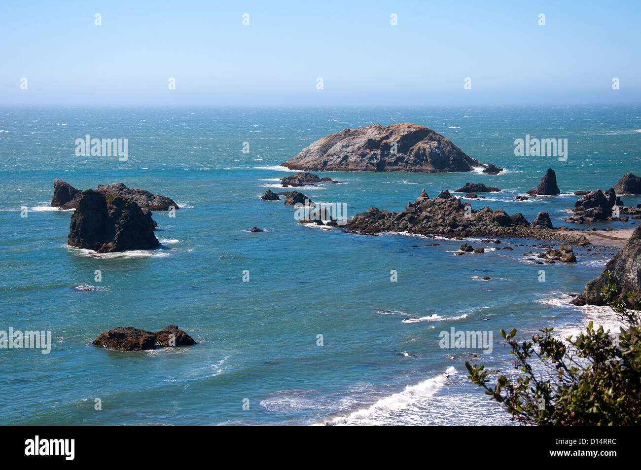 Die Küste von Oregon in den USA Stockfoto