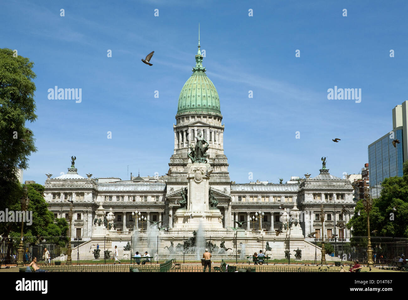 Buenos Aires, Argentinien, argentinischer Kongresspalast Stockfoto