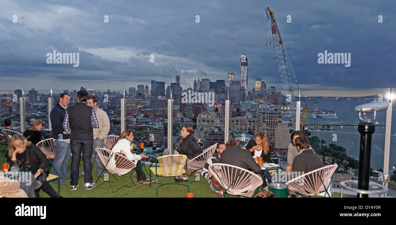 Standard Hotel Roof Top Bar Le Bain Meatpacking District