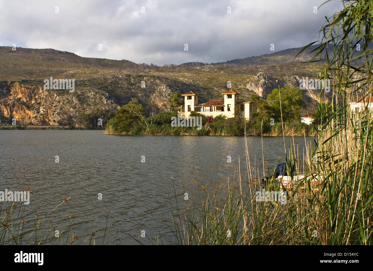 Kaiafas Lagune und Wellness Center in Griechenland (in der Nähe von Zacharo Dorf) Stockfoto