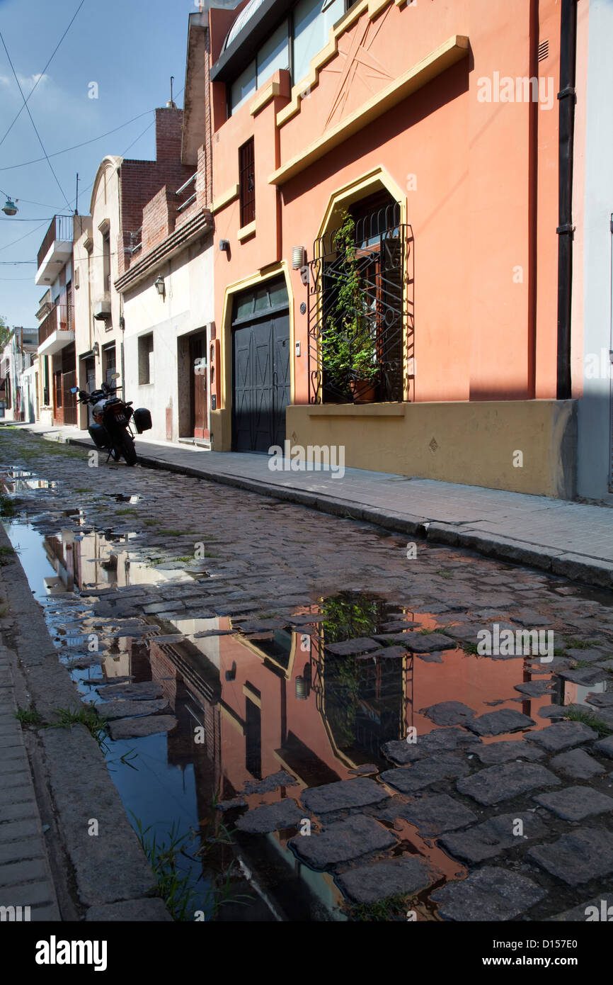 Cobble Stone Street, Buenos Aires Stockfoto