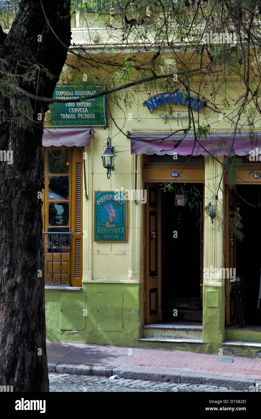 Cafe San Telmo, Buenos Aires Stockfoto Cafe San Telmo, Buenos Aires Stockfoto