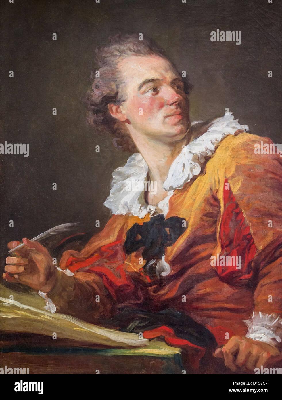 JEANHONORE FRAGONARD MUSEUM LOUVRE PARIS FRANKREICH Stockfotografie