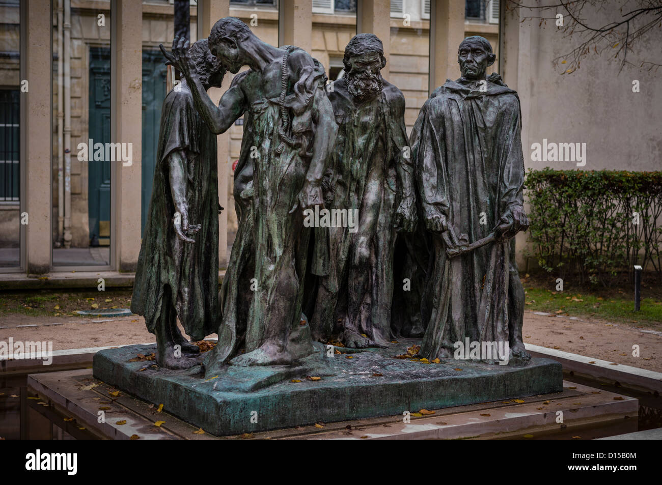 DIE BÜRGER VON CALAIS RODIN MUSEUM PARIS FRANKREICH Stockfotografie - Alamy