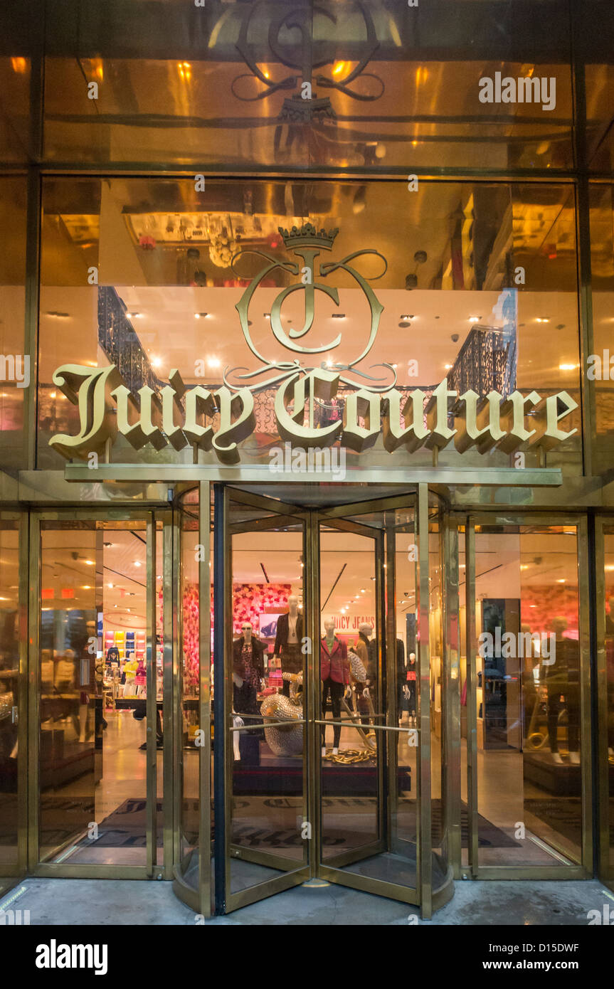 Juicy Couture Fashion Shop, 5th Avenue, Manhattan, New York Stockfoto
