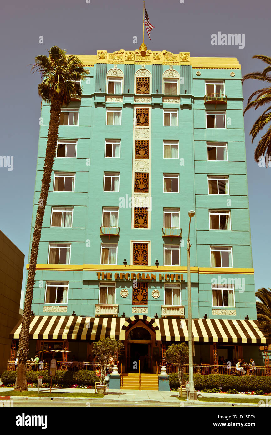 Das Georgian Hotel Santa Monica Stockfoto