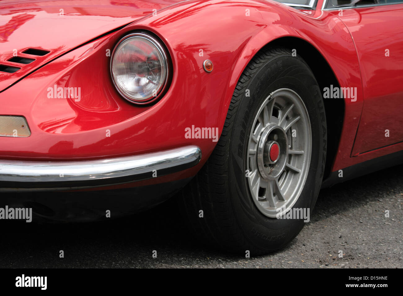 Retro-Oldtimer Scheinwerfer Stockfoto