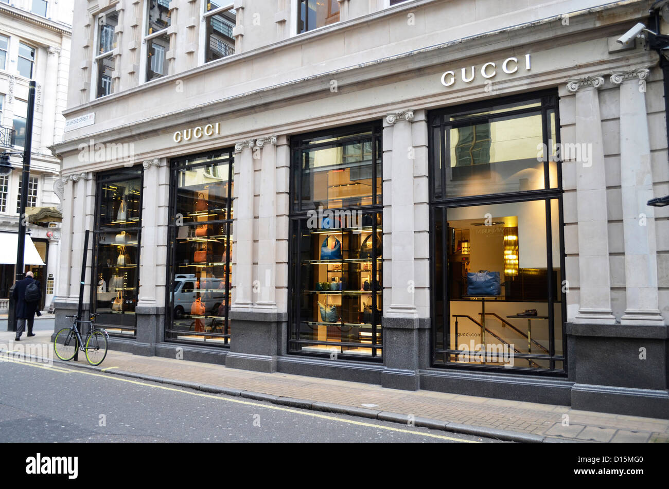 Gucci Store in London, Mayfair Stockfotografie - Alamy