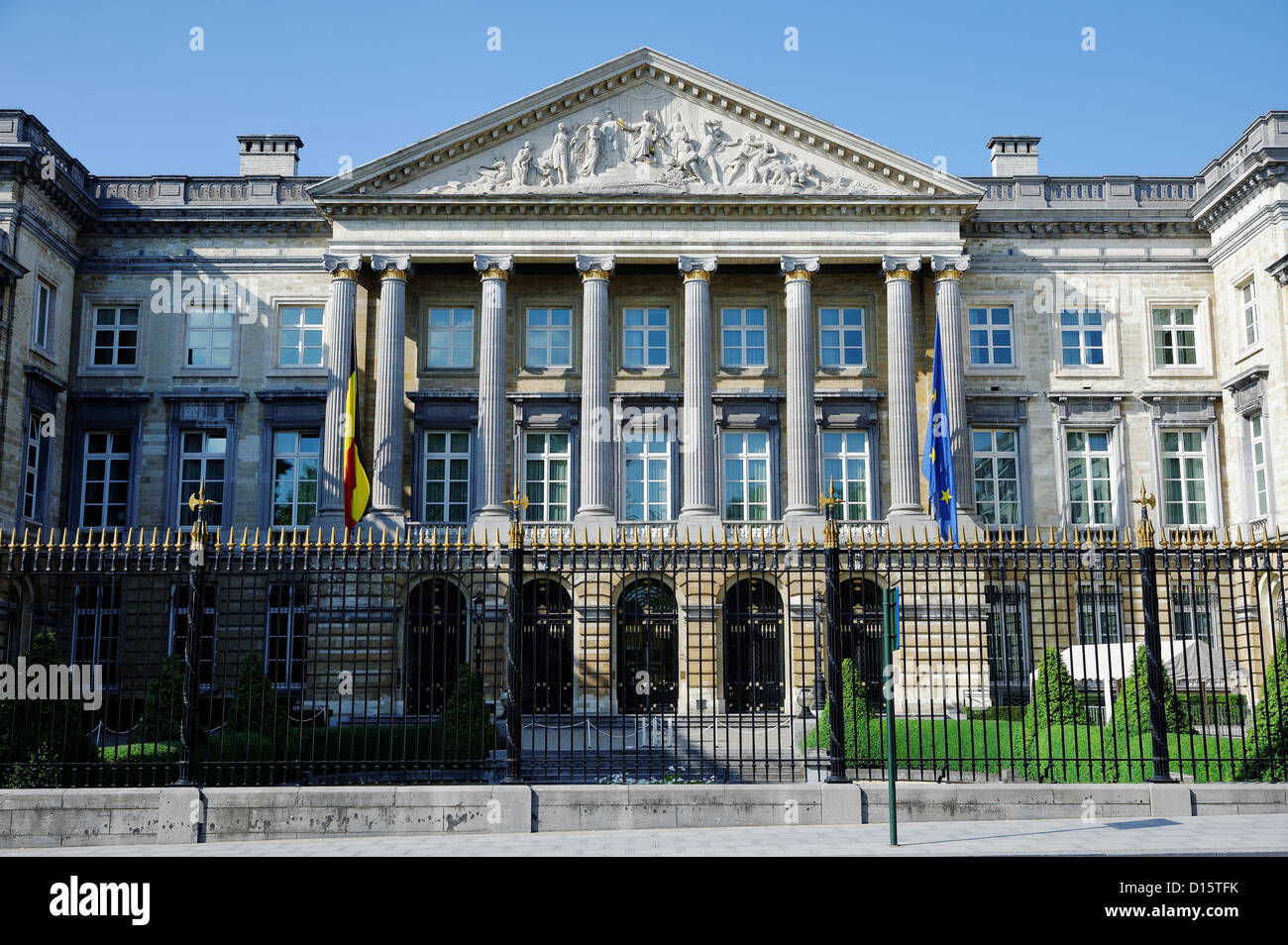 Palast der Nation - Brüssel Stockfoto