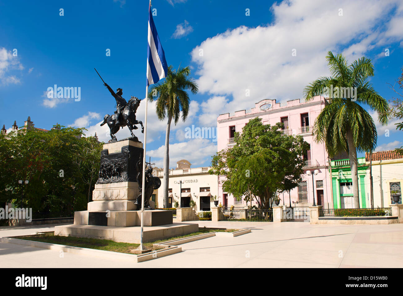 Ignacio Agramonte Quadrat, Camagüey, Kuba Stockfoto