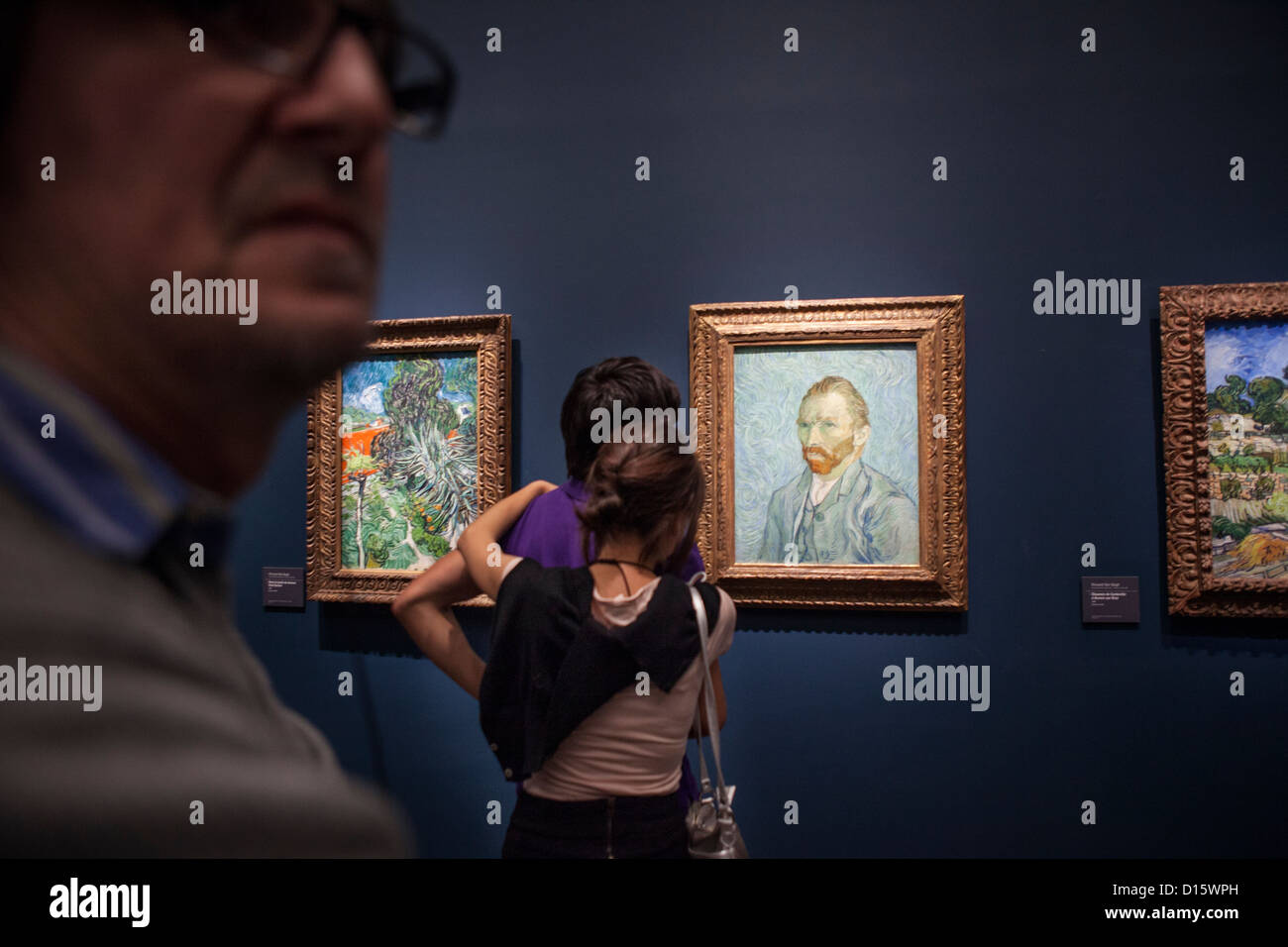 Van Goghs Self Portrait - Musée d ' Orsay, Paris. Stockfoto