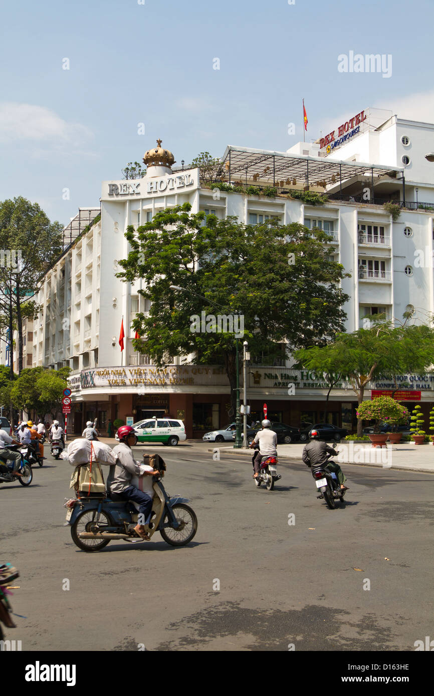 Das Hotel Rex in Ho-Chi-Minh-Stadt, Vietnam Stockfoto