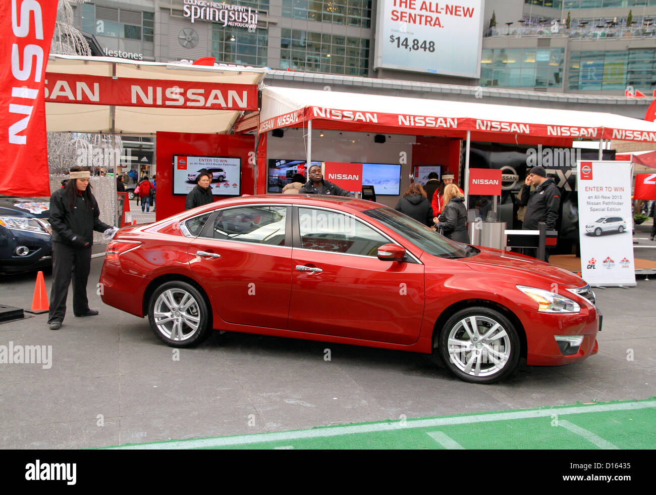 Neue Nissan-Präsentation Stockfoto