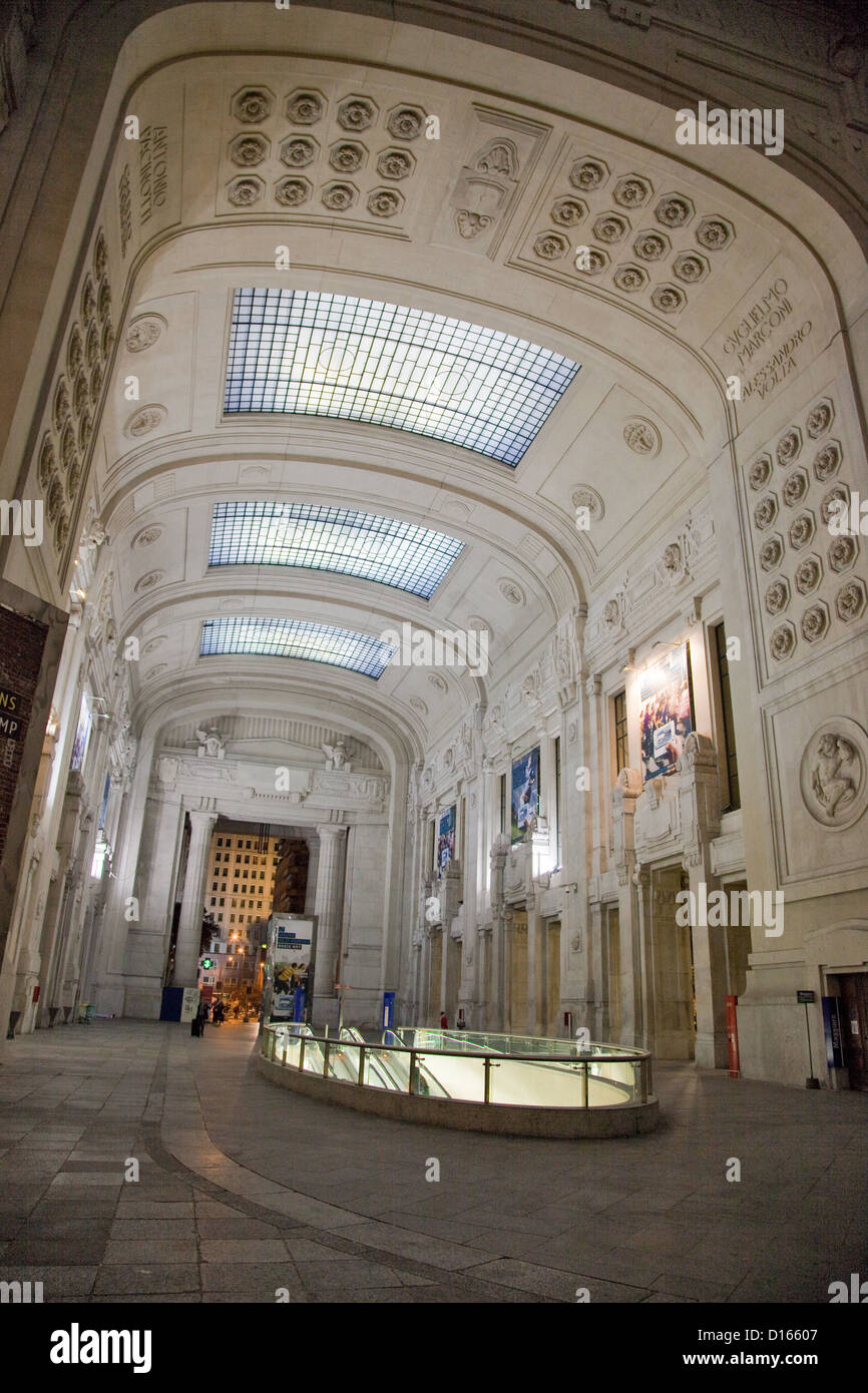 Hauptbahnhof, Mailand Italien Stockfoto