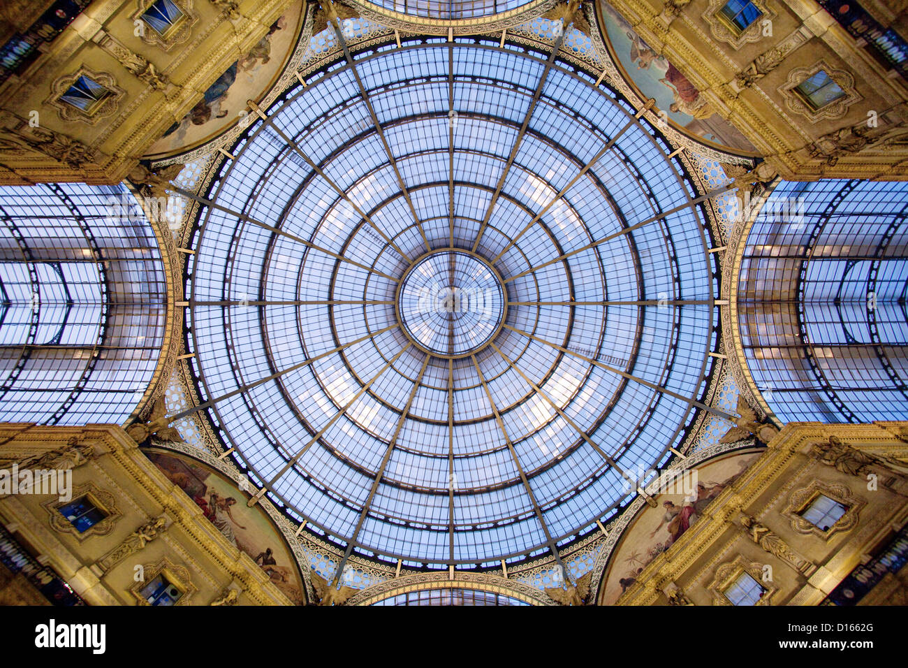 Galleria Vittorio Emanuele II, Mailand Italien Stockfoto