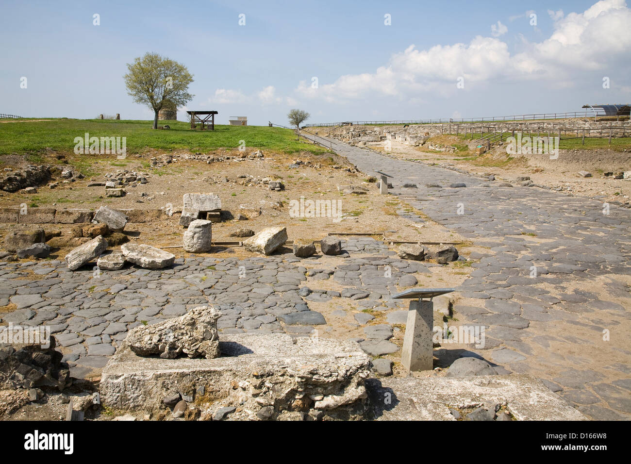 Europa, Italien, Latium, Vulci, etruskische Ruinen Stockfoto