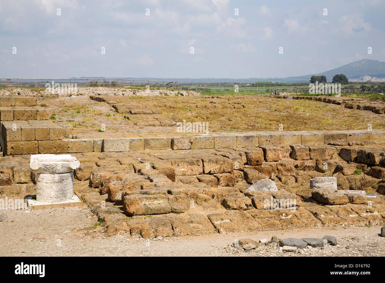 Europa, Italien, Latium, Vulci, etruskische Ruinen Stockfoto