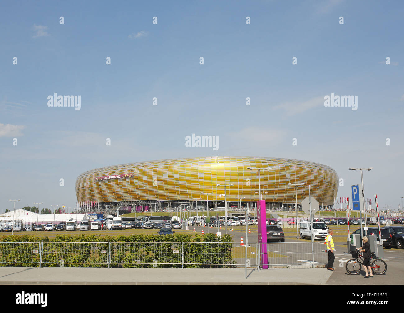 Die PGE Arena Gdańsk, Polen Stockfoto