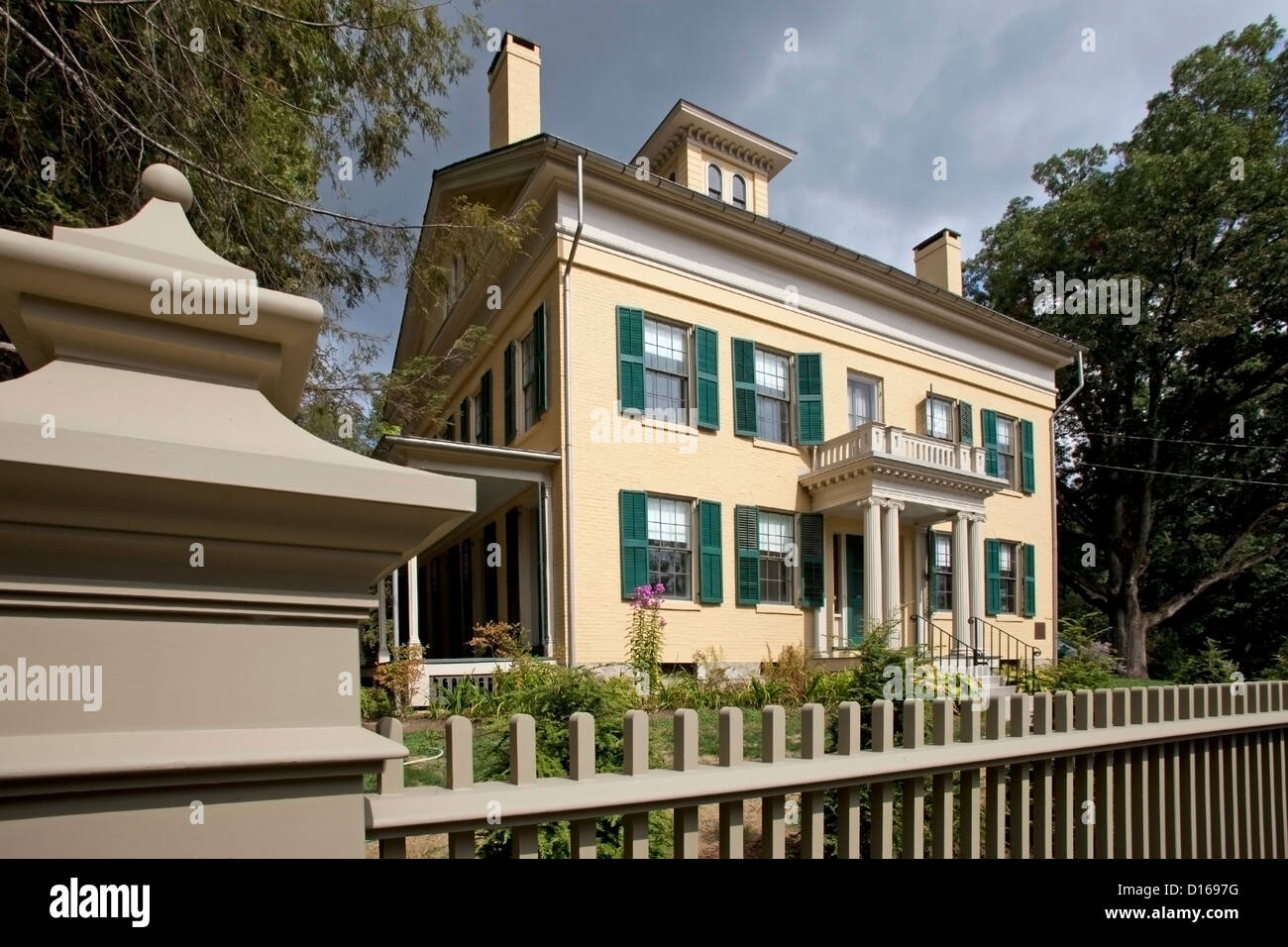 Emily Dickinson Haus in Amherst, Massachusetts Stockfoto