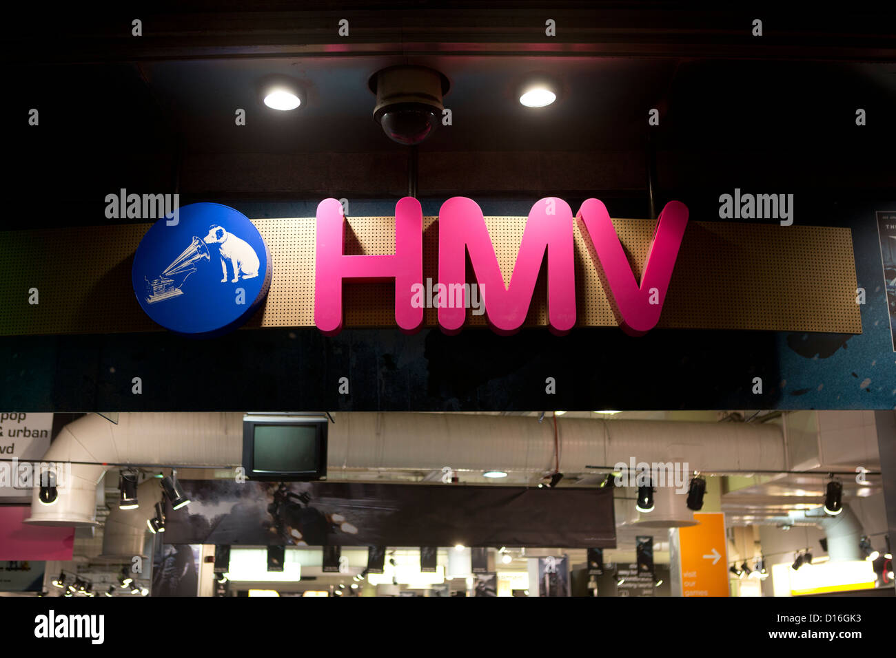 HMV-Store in London Stockfoto
