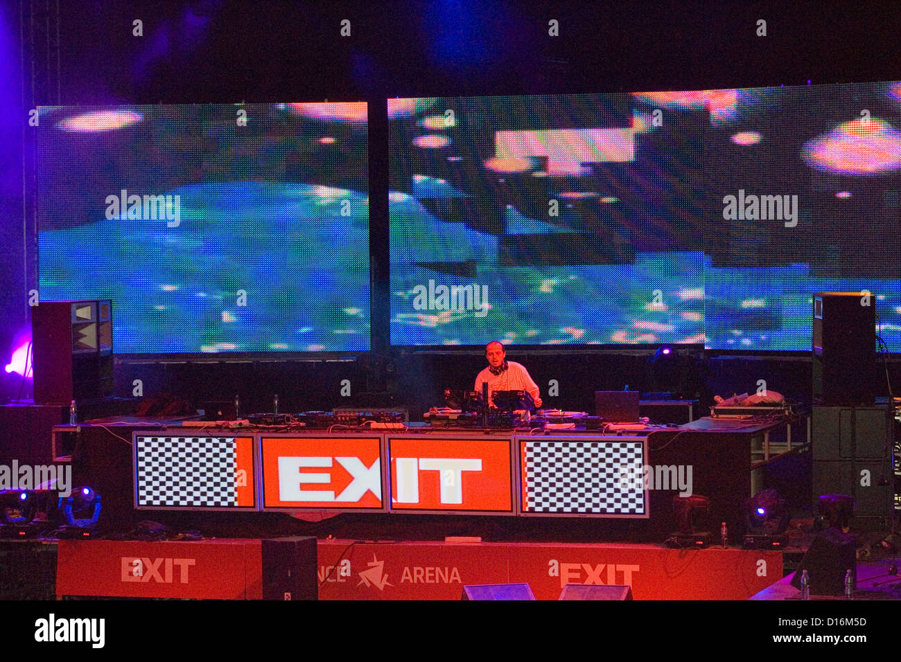 Europa, Serbien, Vojvodina, Novi Sad, Exit-festival Stockfoto