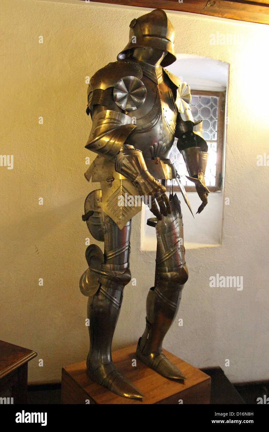 Das Schloss Bran, bekannt als Draculaschloss ist auch berühmt, weil Vlad der Pfähler dort aufgehalten. Stockfoto