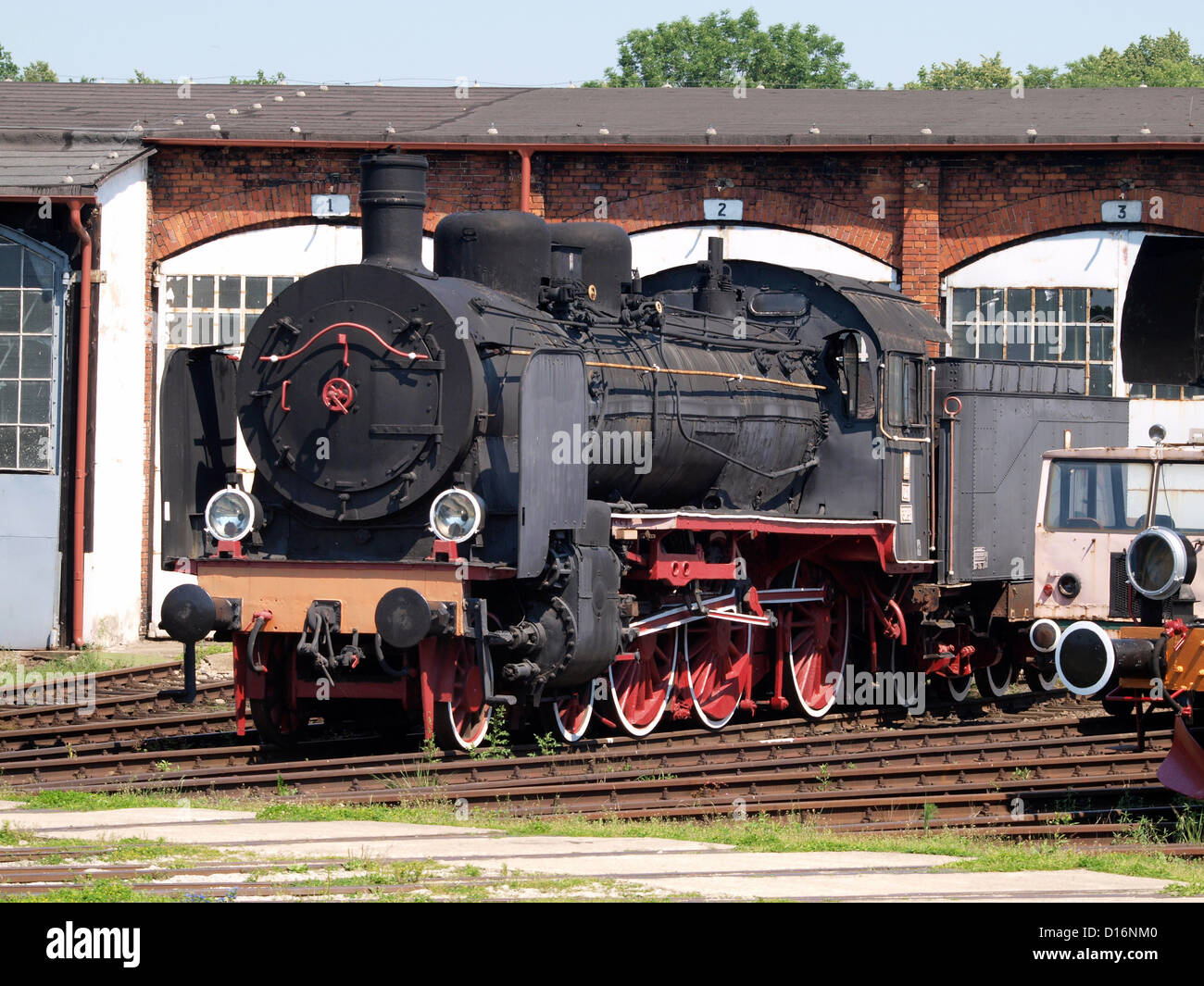 Museum für Industrie und Eisenbahn im unteren Silesia.PKP Klasse OK1-325 Stockfoto