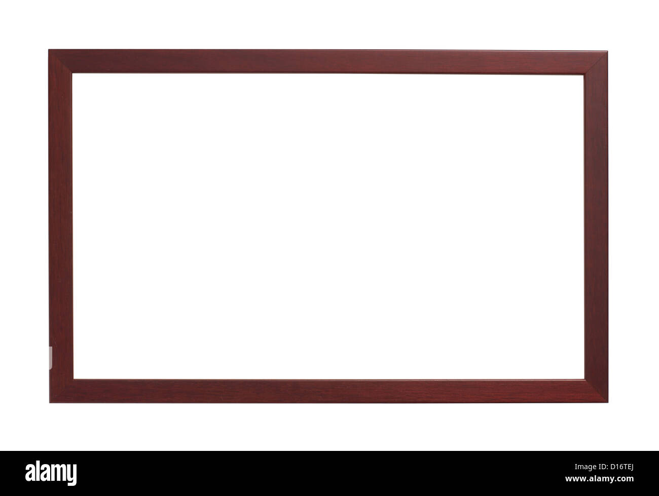 Holz-finish Bilderrahmen Stockfoto