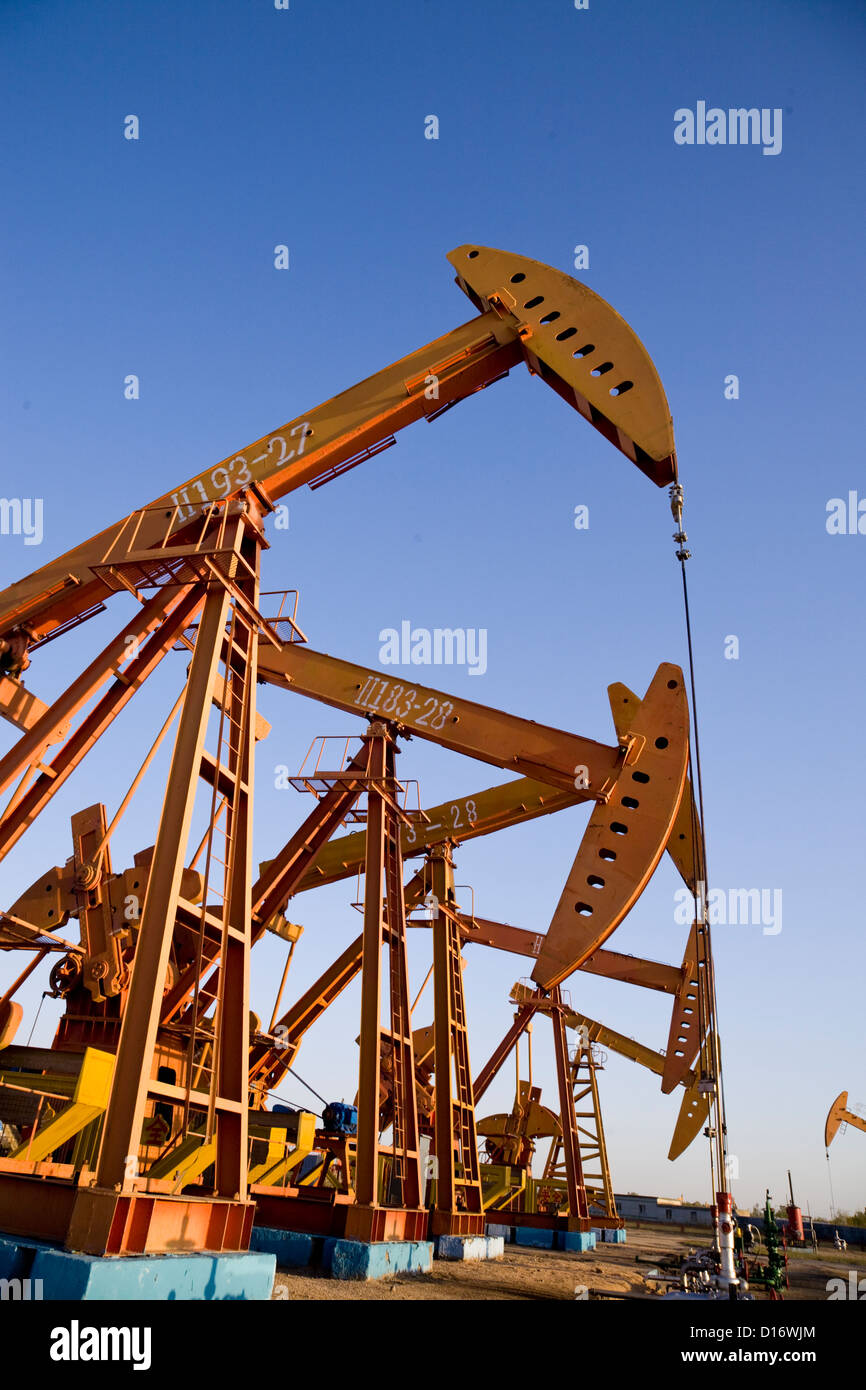 Ölquelle Stockfoto