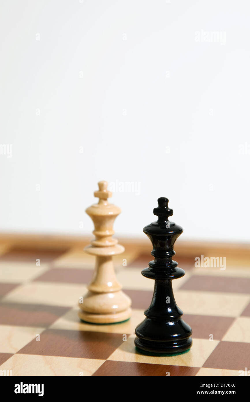 Berlin, Deutschland, Könige in einem Schachspiel Stockfoto